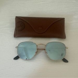 Ray Ban Hexagonal Flat Sunglasses